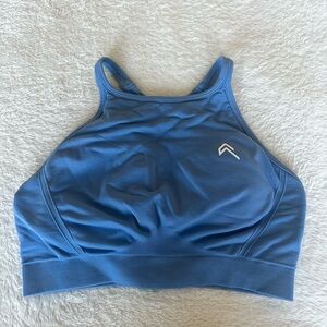 Blue Oner Active High Neck Sports Bra